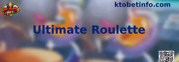 Interface ilustrativa do jogo Ultimate Roulette