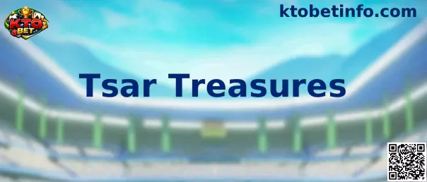 Interface temática do jogo Tsar Treasures com elementos inspirados em tesouros imperiais